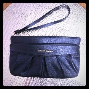 Juicy Couture leather wristlet!